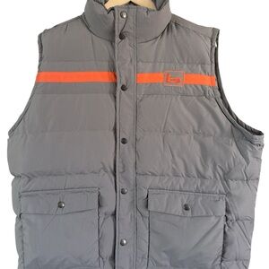 Banded Men’s Orange/Grey Goose down Puffer Vest XL